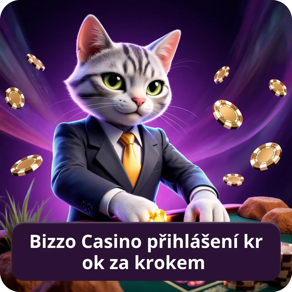 Bizzo Casino přihlášení krok za krokem