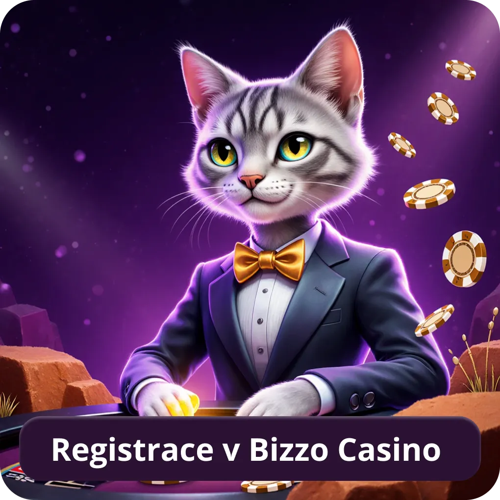 Registrace v Bizzo Casino