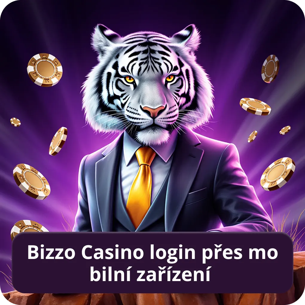 Bizzo Casino login přes mobilní zařízení