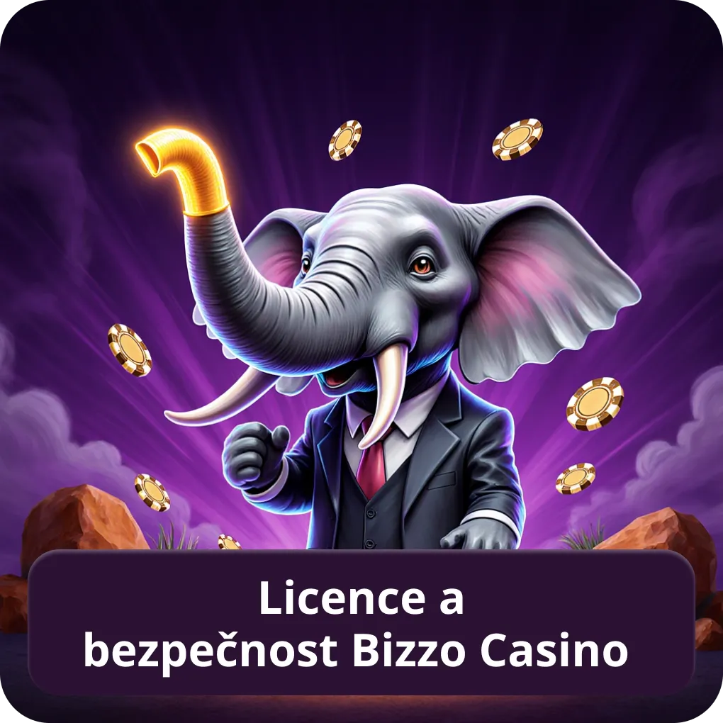 Licence a bezpečnost Bizzo Casino